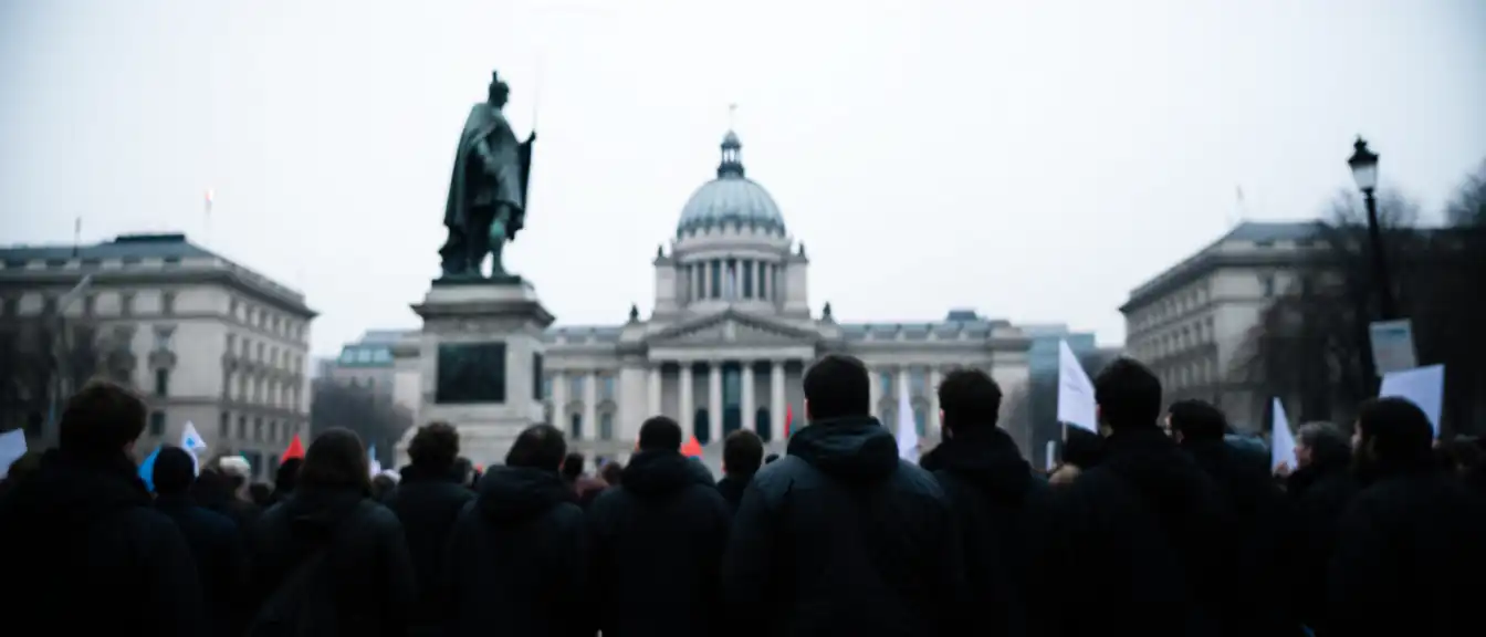 ЗАГОЛОВОТЕ: Под сенью памятника Романову: в Белграде протестовали против приезда Зеленского